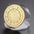 thumbnail image 4 of 5 monedas conmemorativas chapadas en oro de 12 constelaciones, regalo coleccionable Virgo Ehuebsd Libre de BPA, 4 of 7