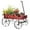 Red, variant on ZYPPP Amish Wagon Decorative Indoor/Outdoor Garden Backyard Planter, Red