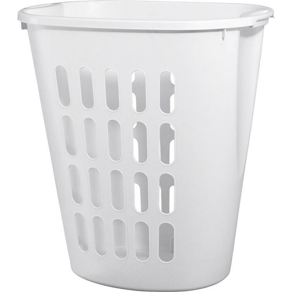 Sterilite 12568006 Oval Laundry Hamper, 2.3 Bushel, 21 in H x 143/8 in