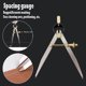 thumbnail image 1 of onlyliua Ofertas Del Día Calibrador de Resorte Divisor de Patas Planas Herramienta de Medición Calibrador de 8 Pulgadas, 1 of 2