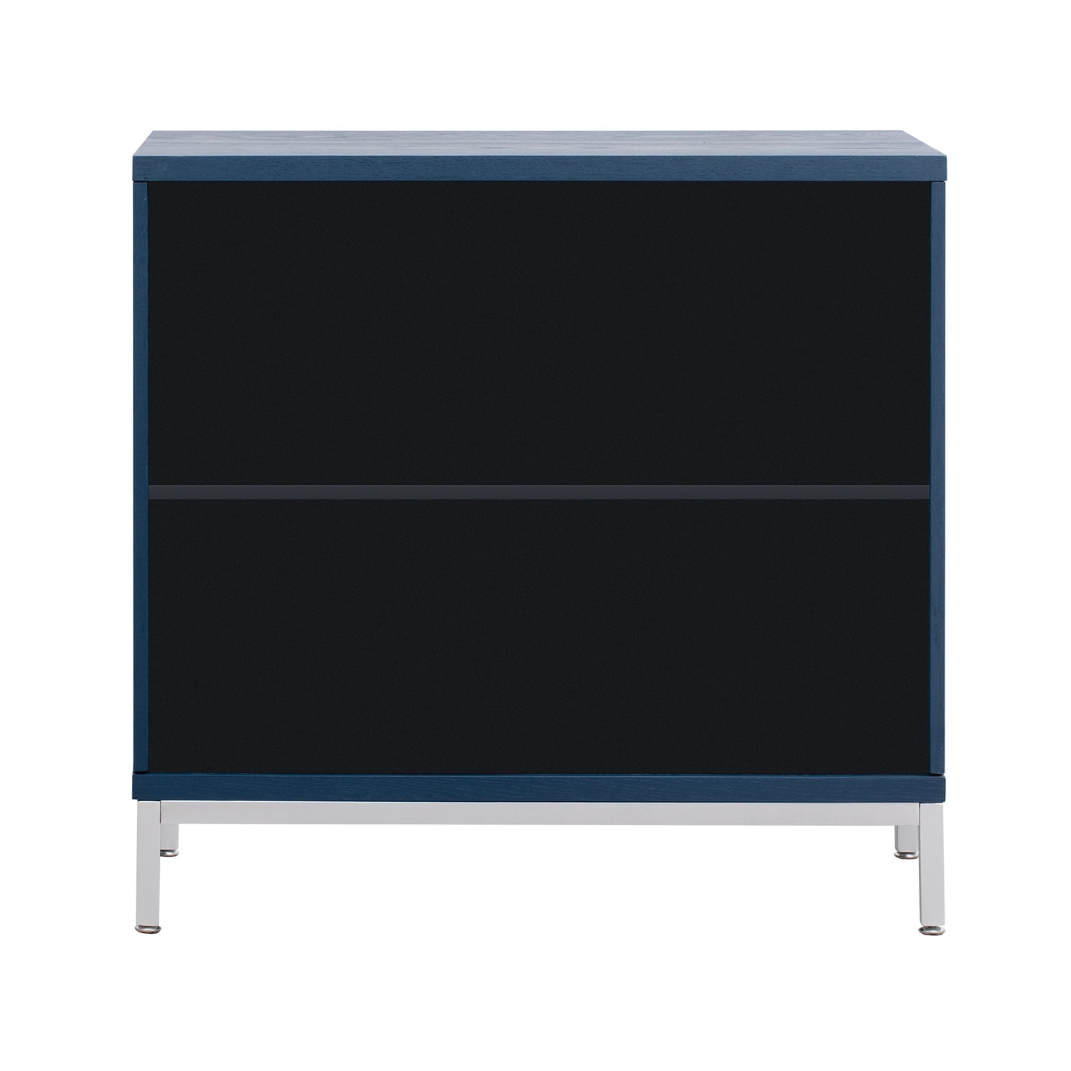Kadyn Sideboard Buffet Cabinet, Accent Cabinet with Solid Wood Veneer and Metal Leg Frame, Kitchen Storage Cabinet for Entryway,Navy