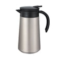 thumbnail image 3 of JS Gourmet 25.3oz (1200ml) Stainless Steel Double Walled Insulated Silver Coffee Carafe Dispenser, Airpot Keeps Beverages Hot, 3 of 4