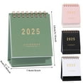 Small Desk Calendar 2025 Simple Solid Color Morandi Calendar Desktop