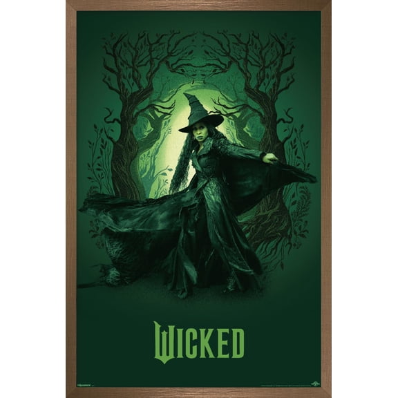 Wicked: For Good (2025) - Elphaba Thropp Cape Wall Poster, 22.375" x 34" Framed