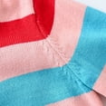 thumbnail image 4 of GYRATEDREAM Baby Boys Girls Long Sleeve Sweater Pullover Toddler Round Neck Multicolor Striped Sweaters Kids Knitted Casual Sweatshirt Jumpers Tops for 2-10 Years, 4 of 8