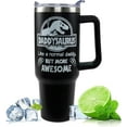 thumbnail image 2 of Dad Birthday Gift Best Dad Ever Tumbler Gifts For Dad, Father''S Day Gifts From Daughter, Son, And Kids, Gifts For Dad Who Has Everything, Dad Tumbler 40oz With Handle, 2 of 6