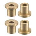 thumbnail image 1 of Unique Bargains 4x8x10mm Roulements à Bride Bronze Fritté Bague Auto-Lubrifiante 4 Pack, 1 of 5