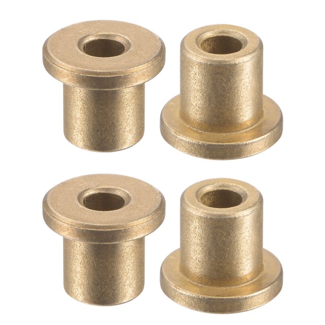 Unique Bargains 4x8x10mm Roulements à Bride Bronze Fritté Bague Auto-Lubrifiante 4 Pack