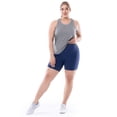 thumbnail image 2 of Athletic Works Women's Plus Size Core Active Dri-Works Bike Shorts, 2 of 7
