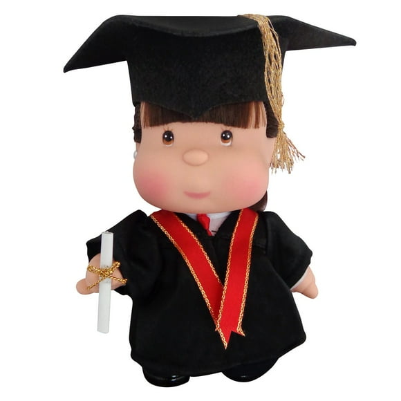 MUÑECA PITUKA GRADUADA ROJA
