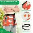 thumbnail image 4 of Yayeee Waist Apron with Pockets for Cooking Waterproof Half Server Aprons, Retro Christmas Ornaments Pattern, 4 of 7
