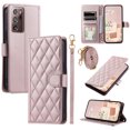 thumbnail image 3 of for Samsung Galaxy Note 20 Ultra Elegant Phone Case Wallet Pocket with Card Holder Women,Crossbody Strap Case for Samsung Galaxy Note 20 Ultra with Strap Lanyard,Magnetic Flip Leather Case,Rosegold, 3 of 10