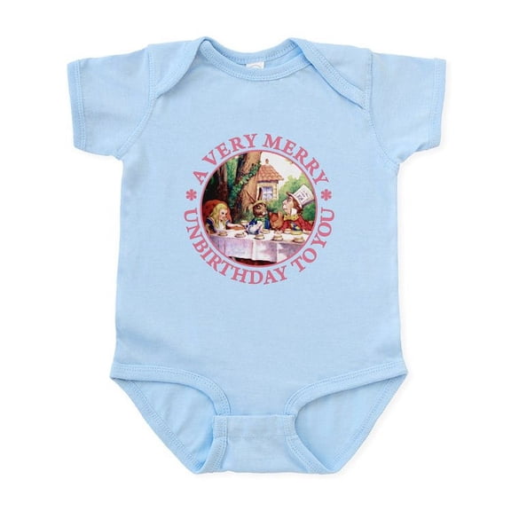 CafePress - A Very Merry Unbirthday To You Infant Bodysuit - Baby Light Bodysuit, Size Newborn - 24 Months