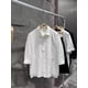 thumbnail image 2 of Camisa de hombre con textura microarrugada y mangas siete cuartos, 2 of 4
