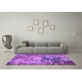 thumbnail image 3 of Ahgly Company Indoor Square Abstract Purple Modern Area Rugs, 8' Square, 3 of 4