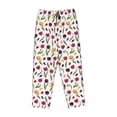 thumbnail image 4 of Xecao Tulips Flowers Women's Straight Lounge Pajama Pants: The Epitome of Relaxed Sleepwear, 4 of 9