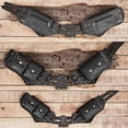 thumbnail image 3 of Unisex Black Leather Waist Belt with Pockets, Side Pockets, Hidden Back Pockets for Medium leather belts M - 33 TO 40, 3 of 8