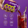 thumbnail image 4 of 2X - Poppi Prebiotic Grape Soda-12 fl oz, 4 of 5
