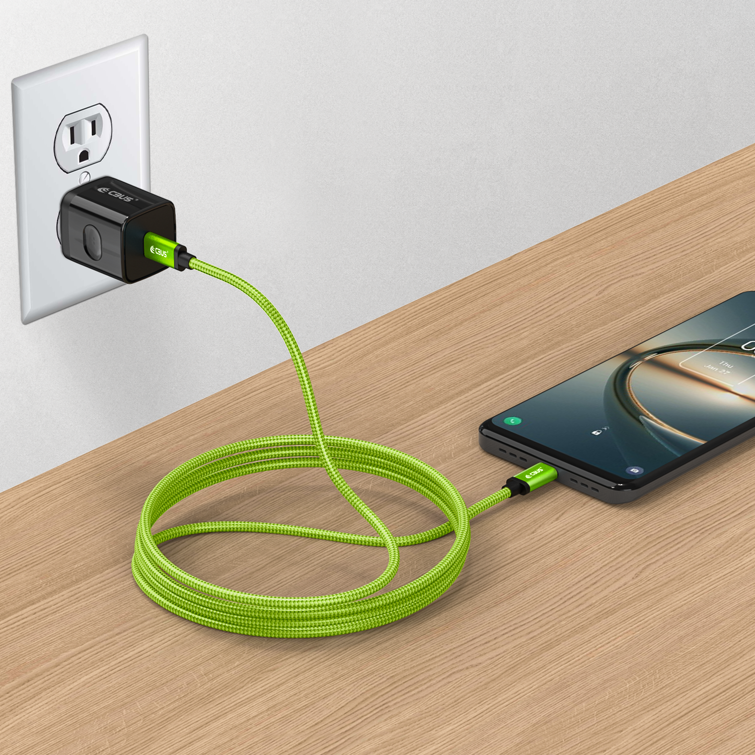 Cbus Wireless 20W USB-C Charger with 10-Foot Cable, Green photo 2