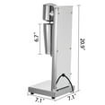 thumbnail image 3 of 800ml Large Capacity Milkshake Maker, 180W Electric Stainless Steel Blender, 2-Speed Adjustable, Silver Single-Head Shake Machine for Thick Shakes, 3 of 11