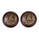 thumbnail image 2 of Dilatador de madera con diseño de velo para los oídos, túnel acampanado, expansor de 12 mm a 30 mm, 2 of 8