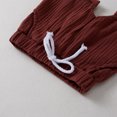 thumbnail image 3 of Infant Boy Girl Solid Color Short Sleeve Cotton T-shirt Tops Shorts Pant 2PCS Outfits Summer Clothes Set, 3 of 3