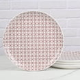 thumbnail image 4 of Mainstays Alessandra Red 4-pack Stoneware Dinner Plate Set, 10.2", 4 of 4