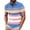 2-Blue, variant on Telankuip Mens Striped Color Blocking Polo Shirts Summer Lightweight Quick-Dry Short Sleeve Casual Collared T Shirts with Pocket Stretch Slim Fitted Quarter Button Sports Tee 4-Red XL