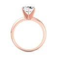 thumbnail image 5 of Capri - Moissanite Round Cut Lab Diamond Six Prong Solitaire Engagement Ring, 5 of 5