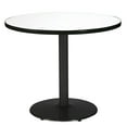 thumbnail image 2 of KFI Studios Mode 3.5' x Round' Dining Table, Graphite Nebula, Black Base, 2 of 5