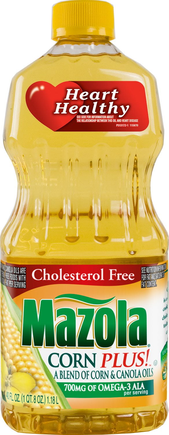 (3 pack) Mazola Corn Oil Plus, 40 fl oz