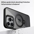 thumbnail image 6 of ELEHOLD for iPhone 15 Plus/14 Plus Case, Compatible with Mag Safe Accessories Military Drop Protection Clear Rugged Ring Kickstand Shockproof Protective Slim Case for iPhone 15 Plus/14 Plus,Black, 6 of 6