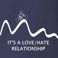 thumbnail image 3 of CafePress - Cycling : Love Hate Relationship Long Sleeve T Shi - Long Sleeve Dark T-Shirt, 3 of 4