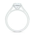 thumbnail image 2 of Rosec Jewels - Certified Lab Created Diamond Ring - 8 mm Circle Engagement Ring 2 Carat (EF-VS Quality), 10K White Gold, US 10.00, 2 of 8