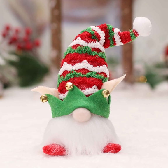 Chmadoxn Christmas Decorations New Christmas Decorations With Lights, Faceless Doll, Forest Santa, Dwarf Pendant Xmas Tree Ornaments