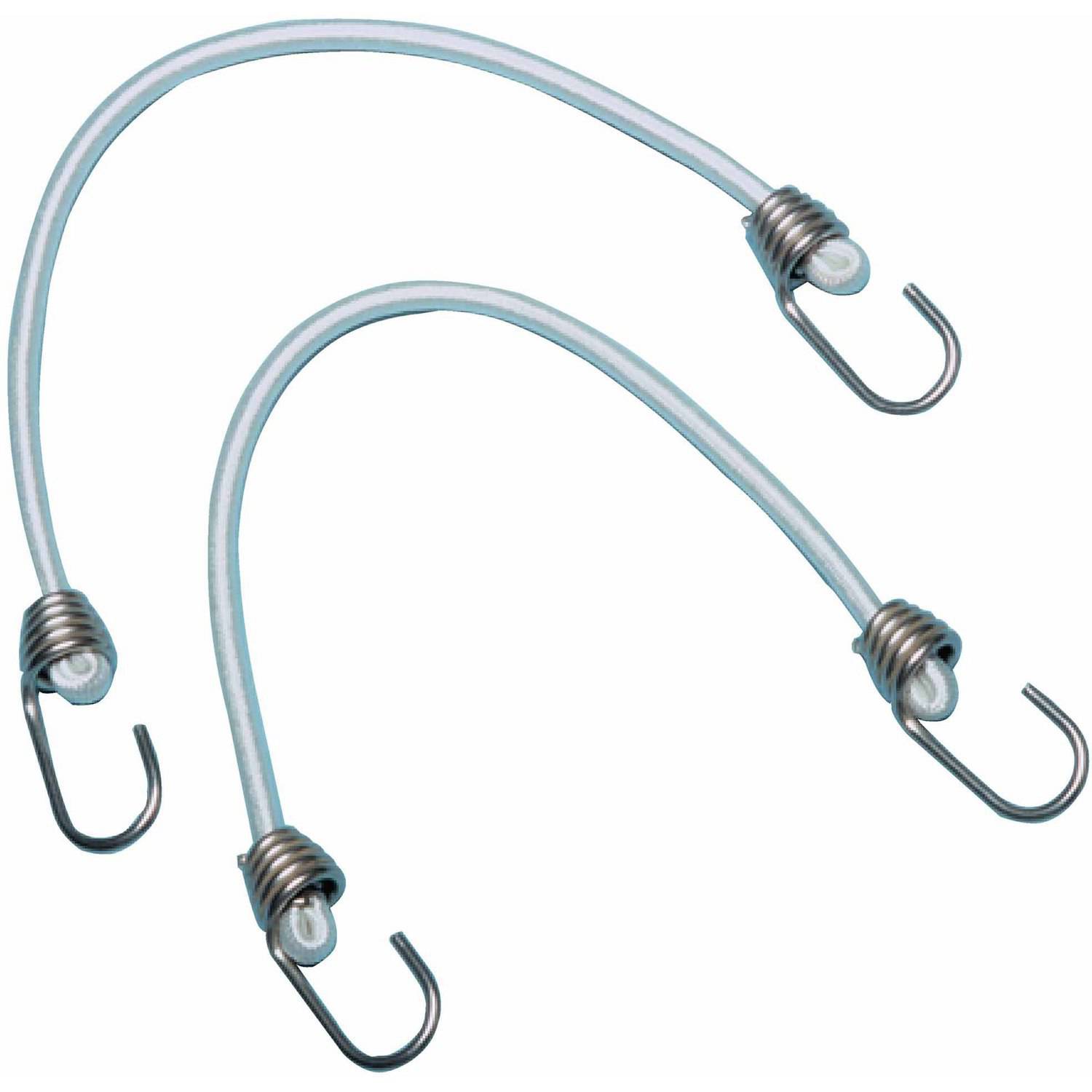 StaPut Marine Bungee Cords with Stainless Steel Hook Ends, 2Pack