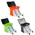 thumbnail image 4 of Camping Gear Black orange,green Fishing Gear Box Fishing Box For Outdoor Use Foldable Fishing Box Multi-layer Accommodation, 4 of 8