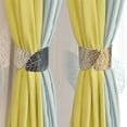 thumbnail image 1 of Xihbxyly Abrazaderas Metálicas para Cortinas, Elegante Diseño de Aleación, Instalación Sencilla Sin Perforaciones, Color Plateado/Dorado, Ideal para El Hogar, La Oficina, La Sala de Estar, El Dormito, 1 of 6