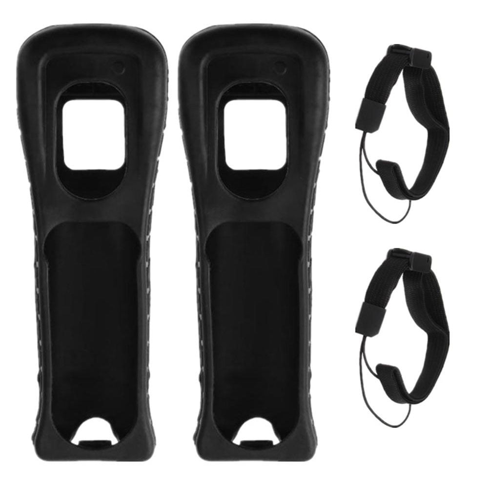 Silicone Protective Case and Wrist Strap Compatible for Wii Remote
