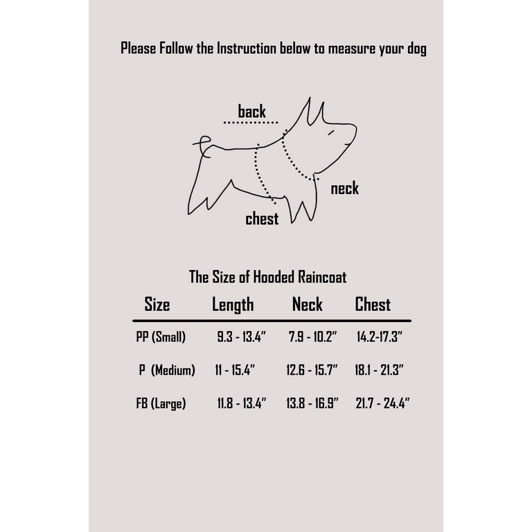 Pawkier raincoat sales