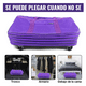 thumbnail image 3 of Mochila Deportiva  Bloosom Maleta De Viaje Con Ruedas Plegables 56l Purpura, 3 of 5