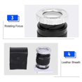 thumbnail image 5 of LED Scale Loupe 30X Adjustable Magnification Magnifier Metal Cylinder Type Mirror with Scale Small S, 5 of 5