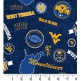 thumbnail image 2 of West Virginia Home State 100% Quilting Cotton Fabric, by the yard, 2 of 2