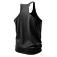 thumbnail image 5 of Men'S Gym Workout Tank Tops Stringer Muscle Cut Shirt Quick Dry Athletic Sleeveless T-Shirt Vest Black XL, 5 of 6