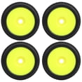 thumbnail image 2 of 4 Uds neumáticos de coche RC marco de rueda amarillo neumáticos de goma accesorios piezas de mejora para modelo de coche 1/8 RC, 2 of 10