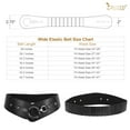 thumbnail image 6 of JASGOOD Women Wide Elastic Thick Fashion Vintage Stretch Leather Waist Belt for Dress, 6 of 11