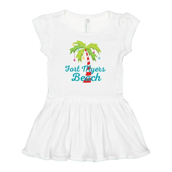 Inktastic Fort Myers Beach Florida Christmas Vacation Girls Baby Dress