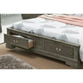 thumbnail image 5 of Glory Furniture Louis Phillipe G3105D-QSB2 Queen Storage Bed , Gray, 5 of 6