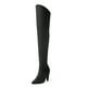 thumbnail image 1 of Dream Pairs - Botas altas hasta el muslo para mujer, tacones por encima de la rodilla, botas largas y sexis con punta en pico DOB214 Dream Pairs DOB214, 1 of 4