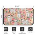 thumbnail image 5 of Shih Tzu Dog and Pioneer Flower Door Rugs,Washable Non Slip Door Mats Indoor,Decorative Door Mats,Entry Mat Indoor for Entrance,Bedroom,Kitchen,Bathroom,30"x17", 5 of 6